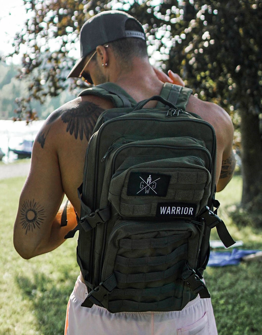 Military store gym backpack