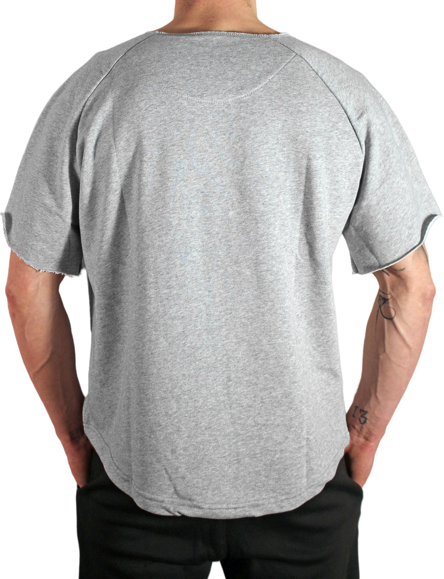 Oversized Pump Cover Shirt - Grau - Gym Generation®-7640171168449-www.gymgeneration.ch