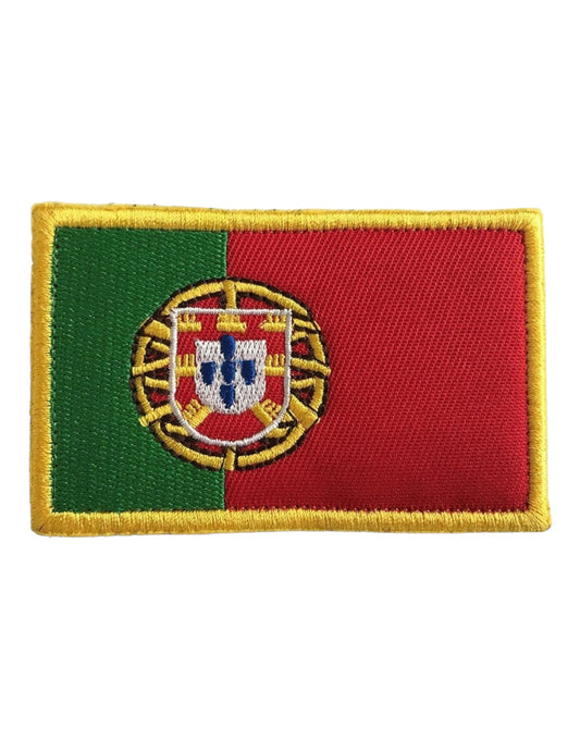 Portugal Flagge Patch mit Klettverschluss – hochwertiges Design, ideal für Kleidung, Rucksäcke und Accessoires, perfekt für Fans portugiesischer Kultur.