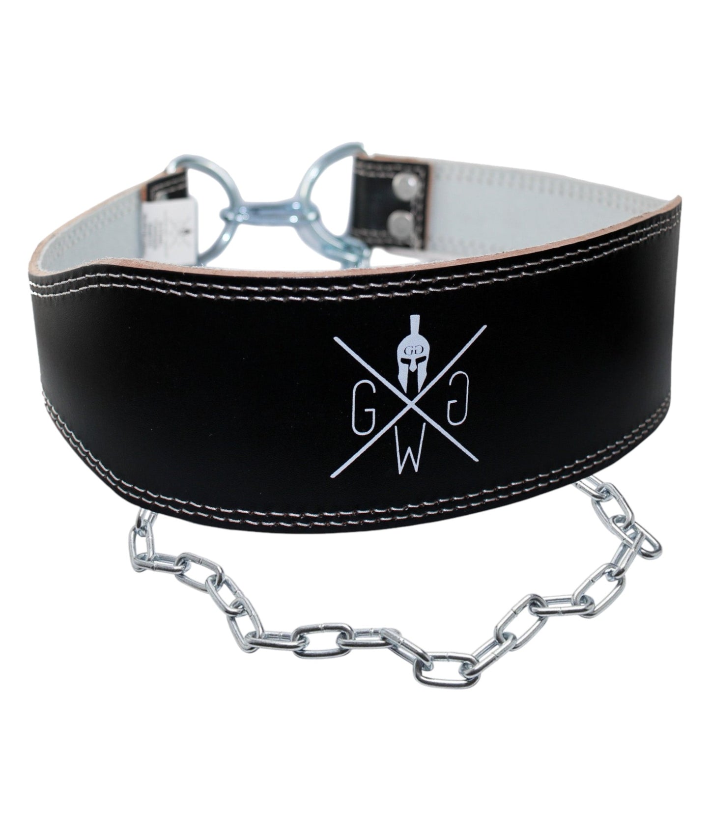 Dip Belt von Gym Generation – robuster Kraftsportgürtel aus Rindsleder mit Stahlkette und Karabiner, ideal für Weighted Dips und Klimmzüge.