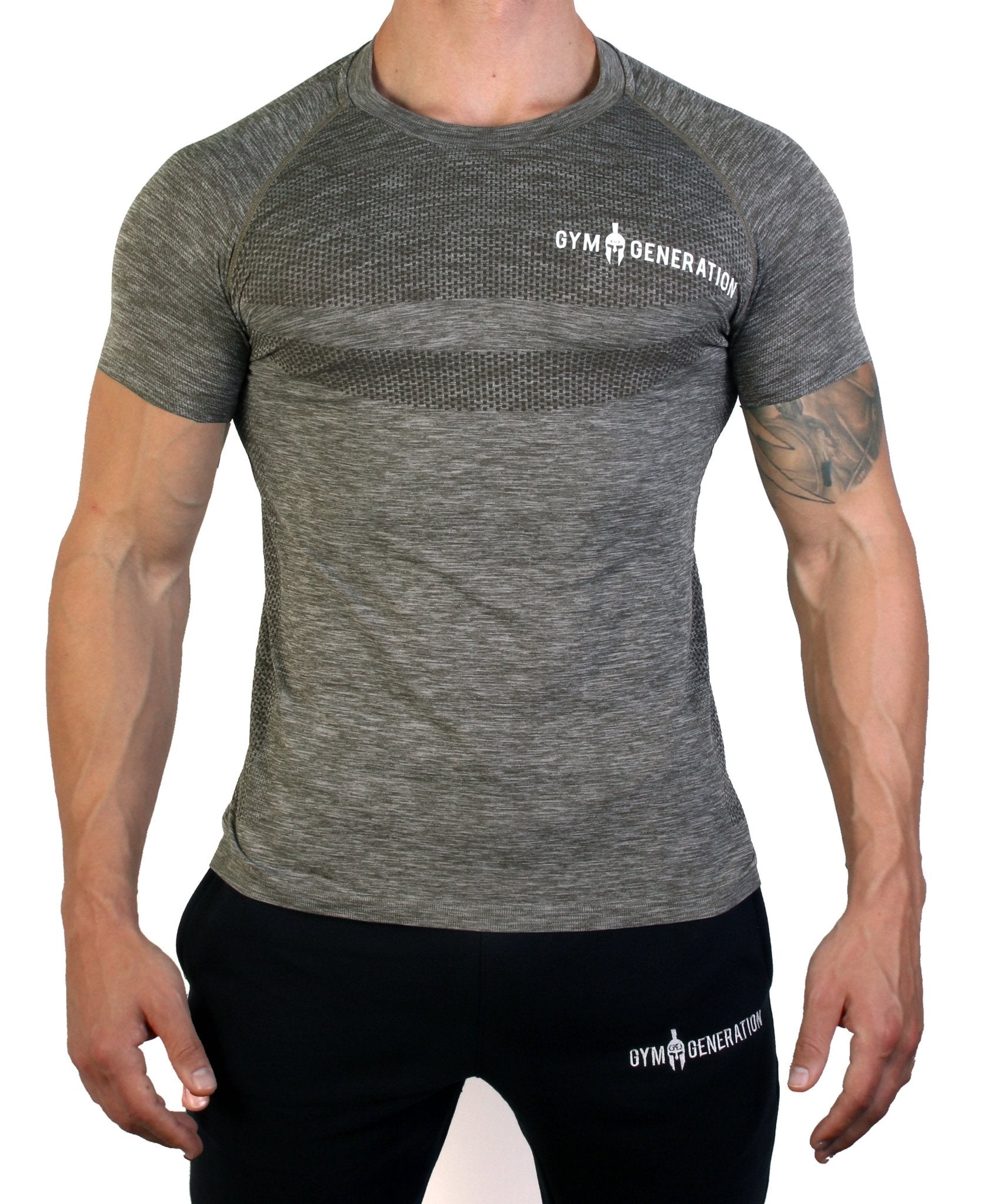 Seamless Fitness Shirt - Cypres - Gym Generation®--www.gymgeneration.ch