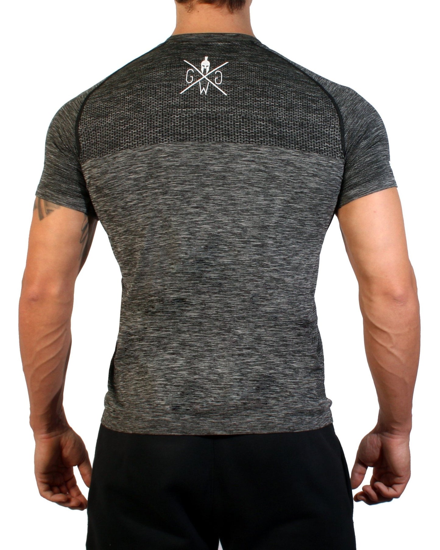 Seamless Fitness Shirt - Gunmetal - Gym Generation®--www.gymgeneration.ch