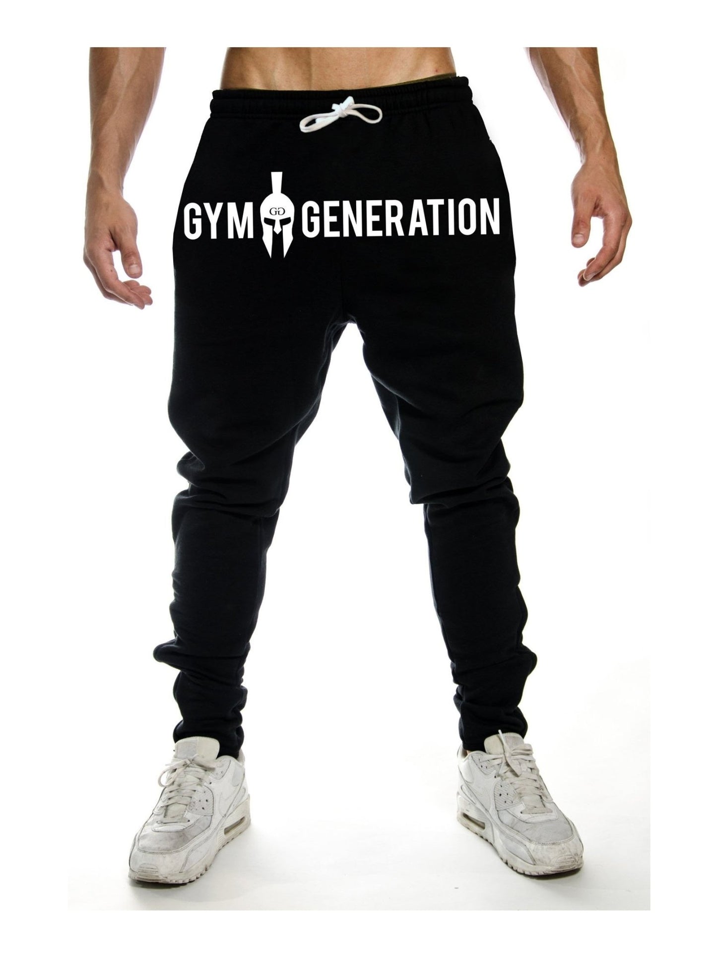 Pantalones deportivos largos para hombre | Pantalón fitness negro – Gym Generation®