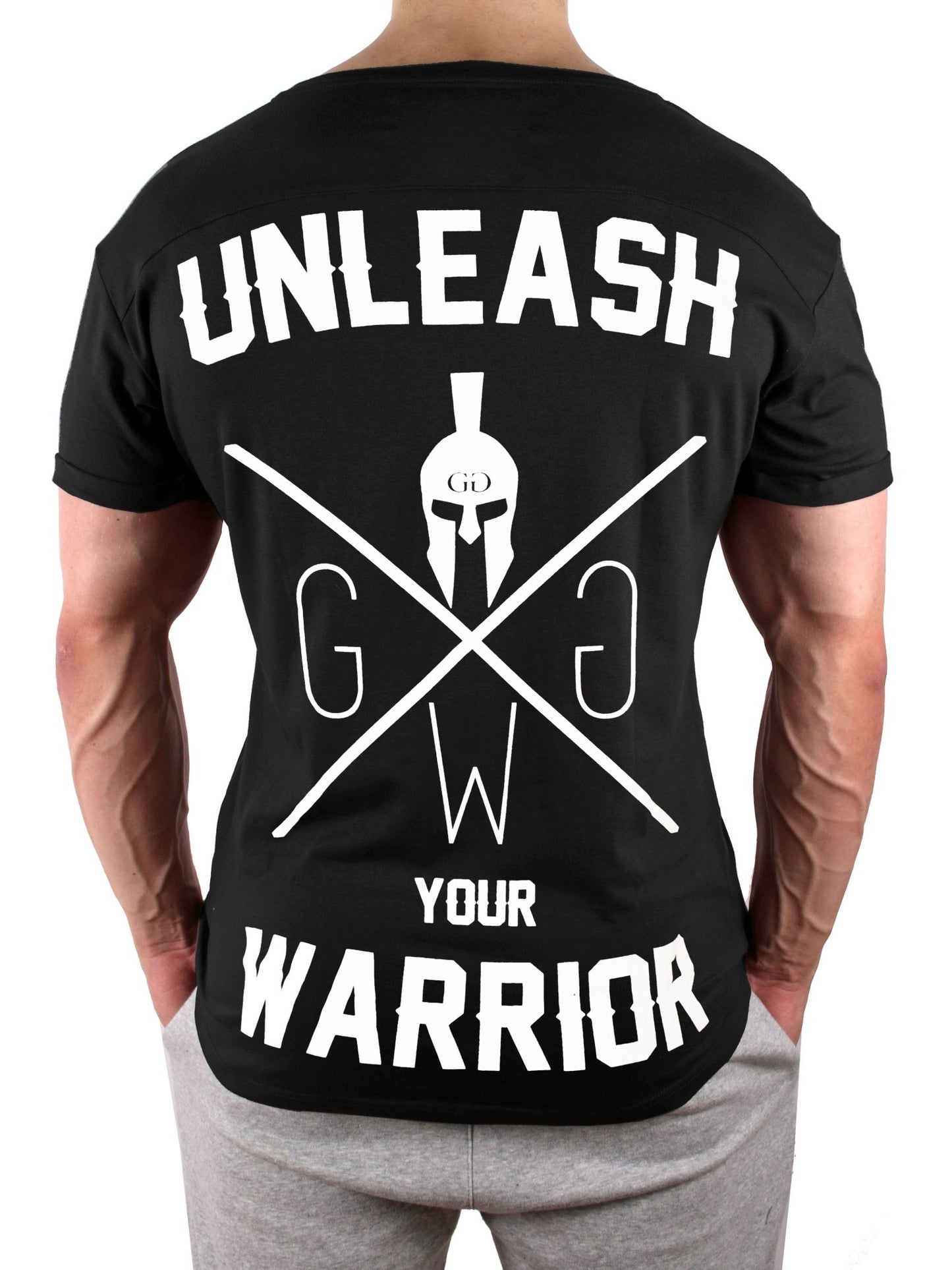 Unleash your Warrior T-Shirt - Schwarz - Gym Generation®--www.gymgeneration.ch