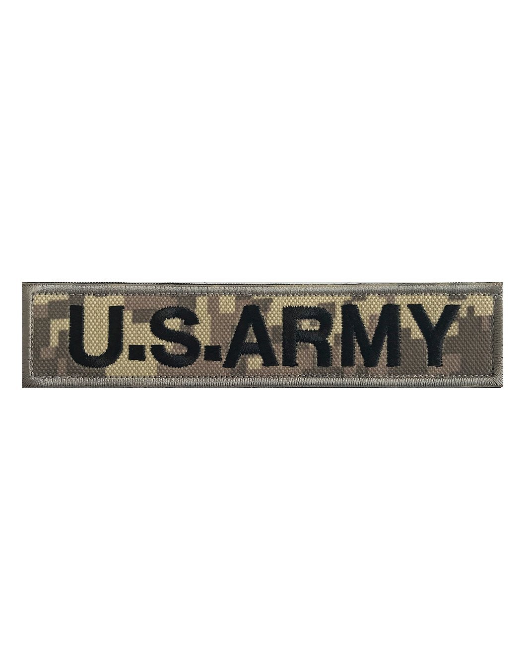 U.S. ARMY Patch in Camo von Gym Generation – authentisches Tarnmuster mit hochwertigem Klettverschluss, ideal für militärischen Look auf Kleidung und Accessoires.