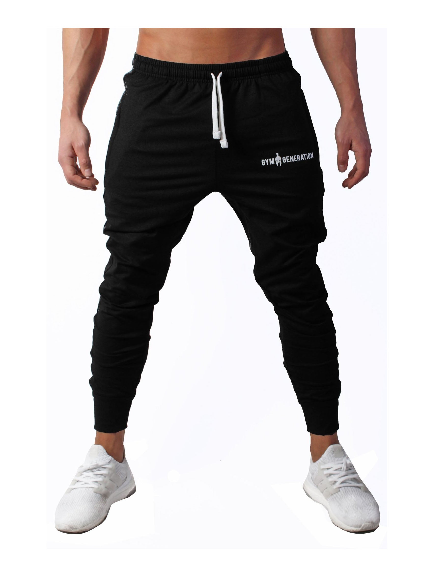 Pantalón en negro | Pantalones de chándal para hombres – Gym Generation®