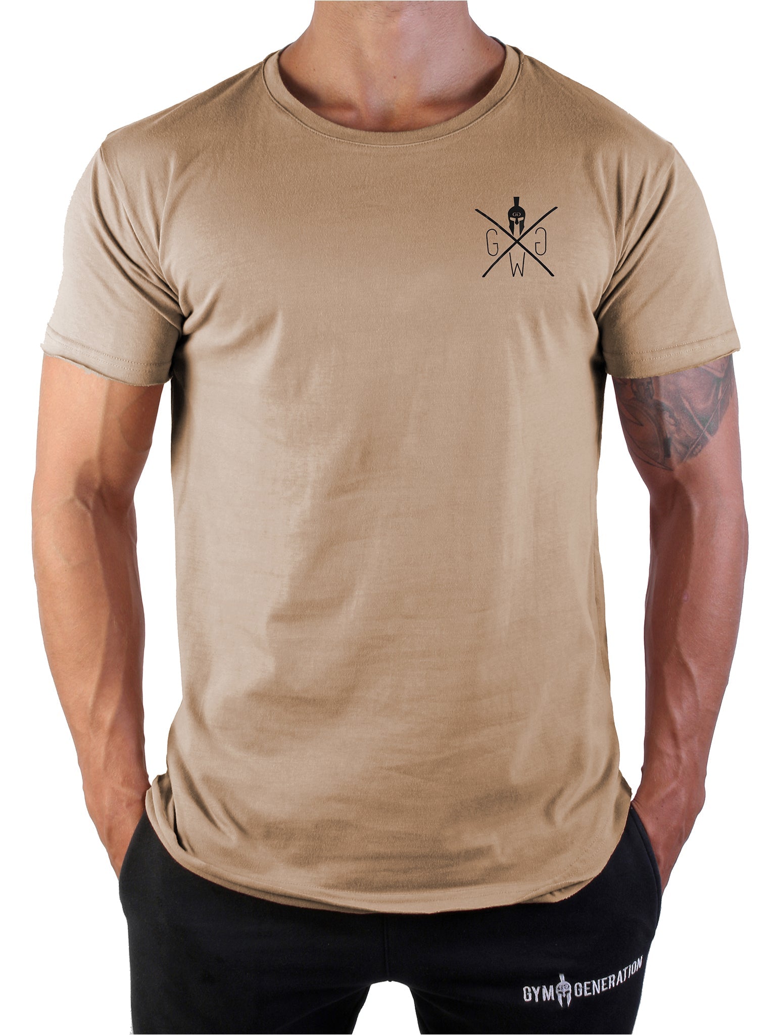 Sportliches und langlebiges Valhalla T-Shirt von Gym Generation, symbolisiert Durchhaltevermögen und Willenskraft.