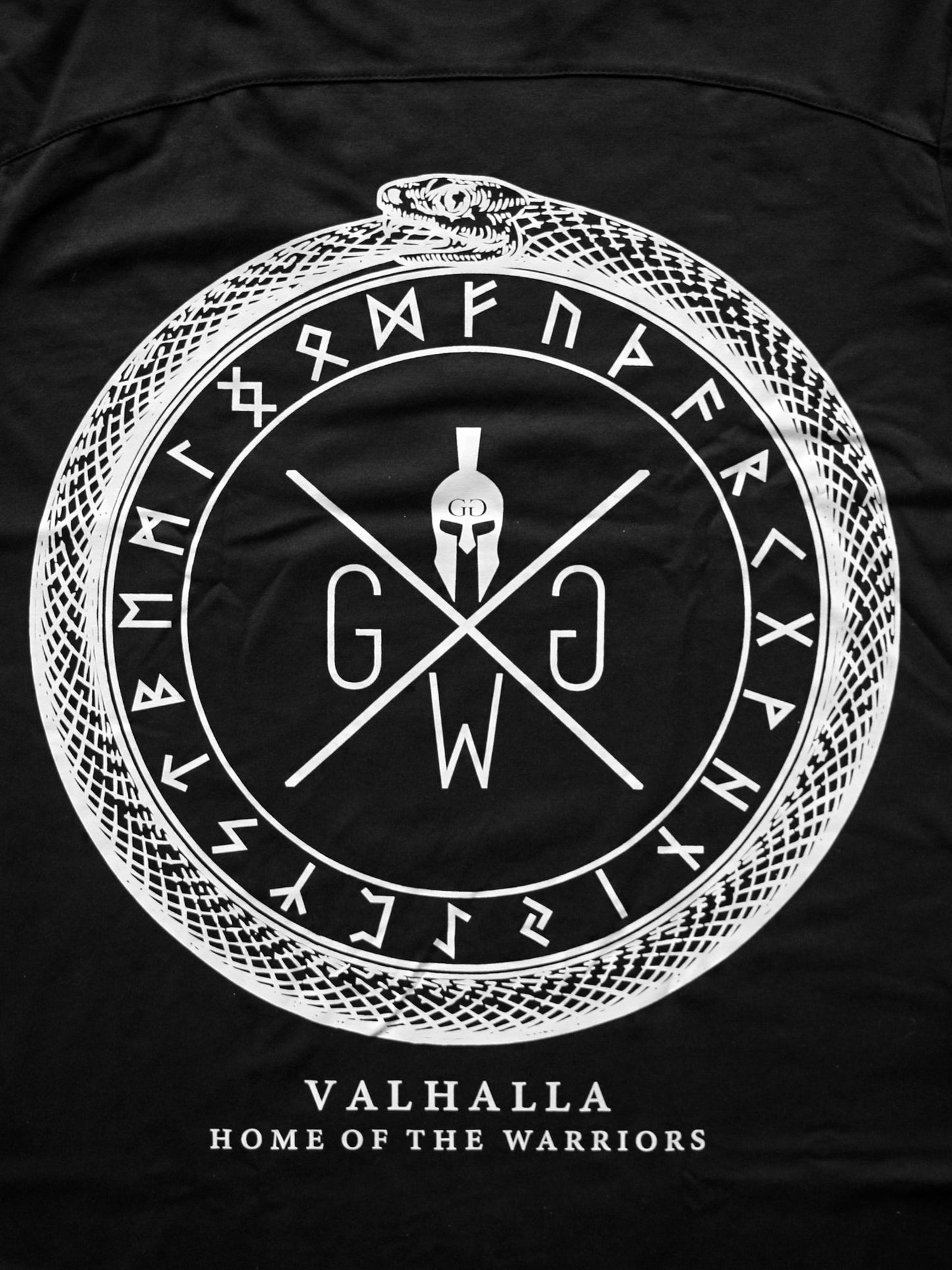 Modisches und langlebiges Valhalla T-Shirt, inspiriert von der nordischen Mythologie, für stilbewusste Männer.