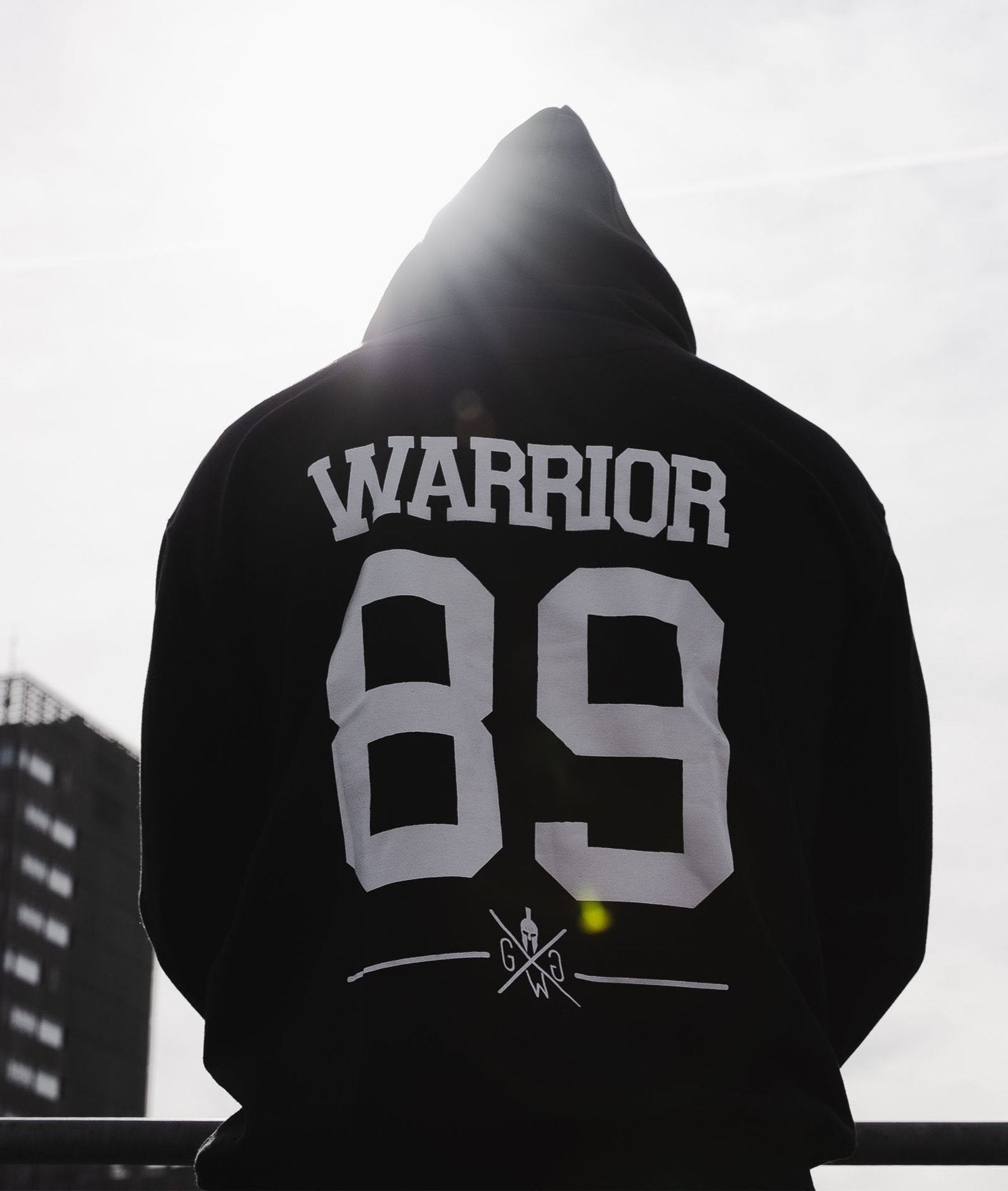 Warrior 89 Hoodie mit Reissverschluss, hochwertiger Fitness-Hoodie für maximale Bewegungsfreiheit von Gym Generation