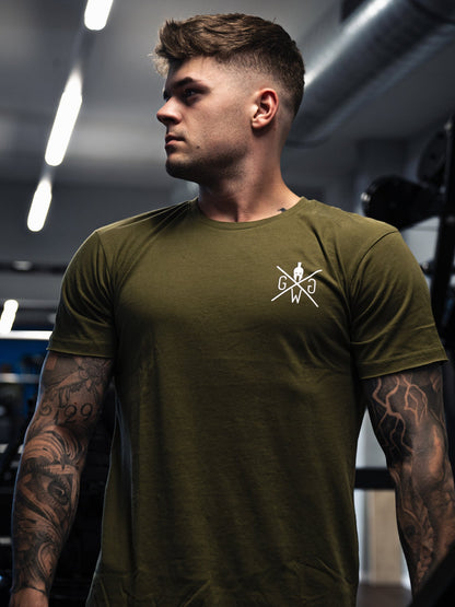Warrior 89 T-Shirt - Olive - Gym Generation®-7640171160900-www.gymgeneration.ch