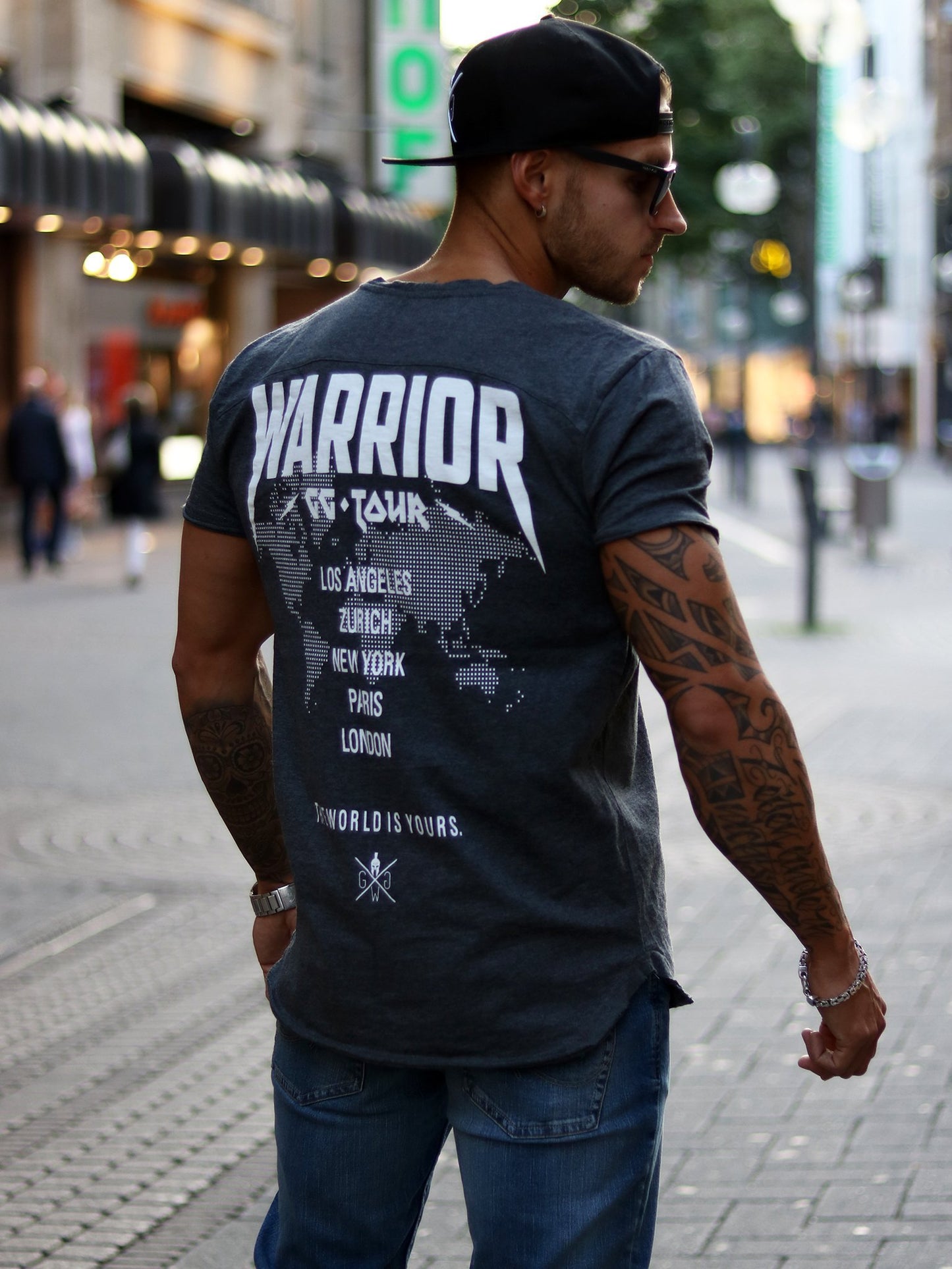 Warrior T-Shirt - World Tour - Gym Generation®--www.gymgeneration.ch