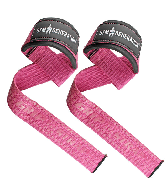 Zughilfen mit Extra Grip - Pink - Gym Generation®--www.gymgeneration.ch